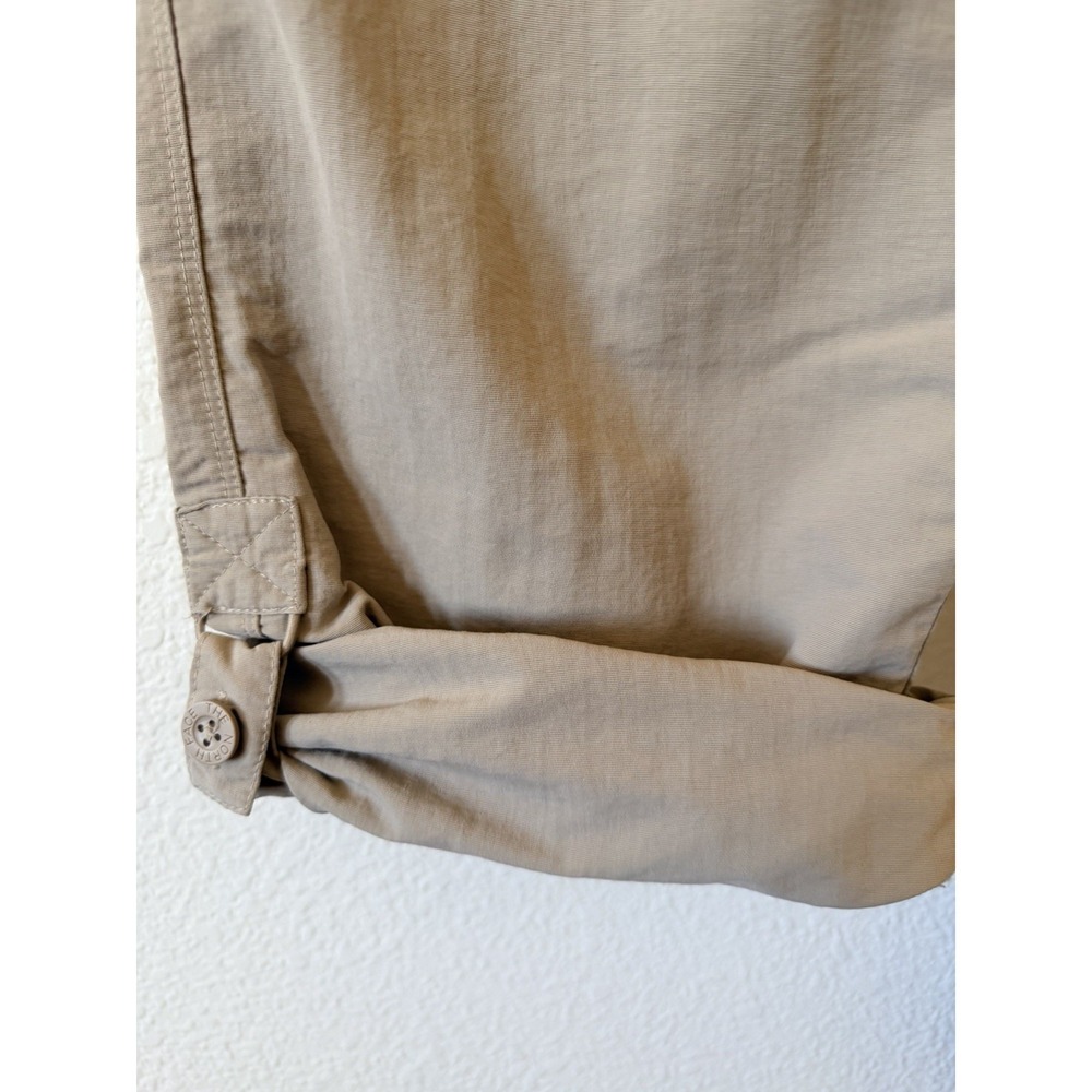 The North Face Womens Cargo Pants Size 8 Convertible Hiking Nylon Tan - Picture 9 of 16